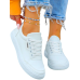 Białe Trampki Buty Sportowe Ze Skóry Fasion New