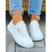 Białe Trampki Buty Sportowe Ze Skóry Fasion New