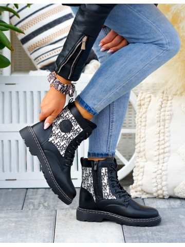 Botki Damskie Glany Workery Solid 