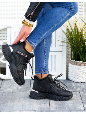 Botki Sneakersy Buty Sportowe Na Zimę Ocieplane Chic