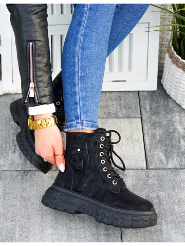 Botki Śniegowce Trapery Ciepłe Na Platformie