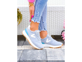 Klasyczne Buty Sportowe Damskie Sneakersy Soft Blue