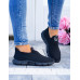 Lekkie Czarne Buty Sportowe Wciągane Fit