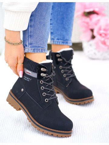 Buty Zimowe Trapery Botki Ocieplane Śniegowce Mainstream