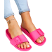 Lekkie Piankowe Klapki Damskie Hawai Fuksja