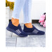 Granatowe Lekkie Buty Sportowe Wsuwane Elastyczne Nina