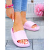 Lekkie Piankowe Klapki Damskie Na Basen Plażę Pink