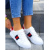 Białe Klasyczne Trampki Buty Sportowe Damskie Gocis