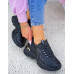 Czarne Buty Sportowe Na Grubej Podeszwie Vices