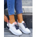 Białe Buty Sportowe Sneakersy Royal
