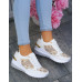 Biało-Złote Sneakersy Buty Sportowe Damskie Lus Vittron