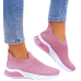 Różowe Lekkie Buty Sportowe Damskie Wciągane Soft Różowe Lekkie Buty Sportowe Damskie Wciągane Soft