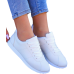 Białe Klasyczne Buty Sportowe Damskie Ze Skóry Kler Białe Klasyczne Buty Sportowe Damskie Ze Skóry Kler